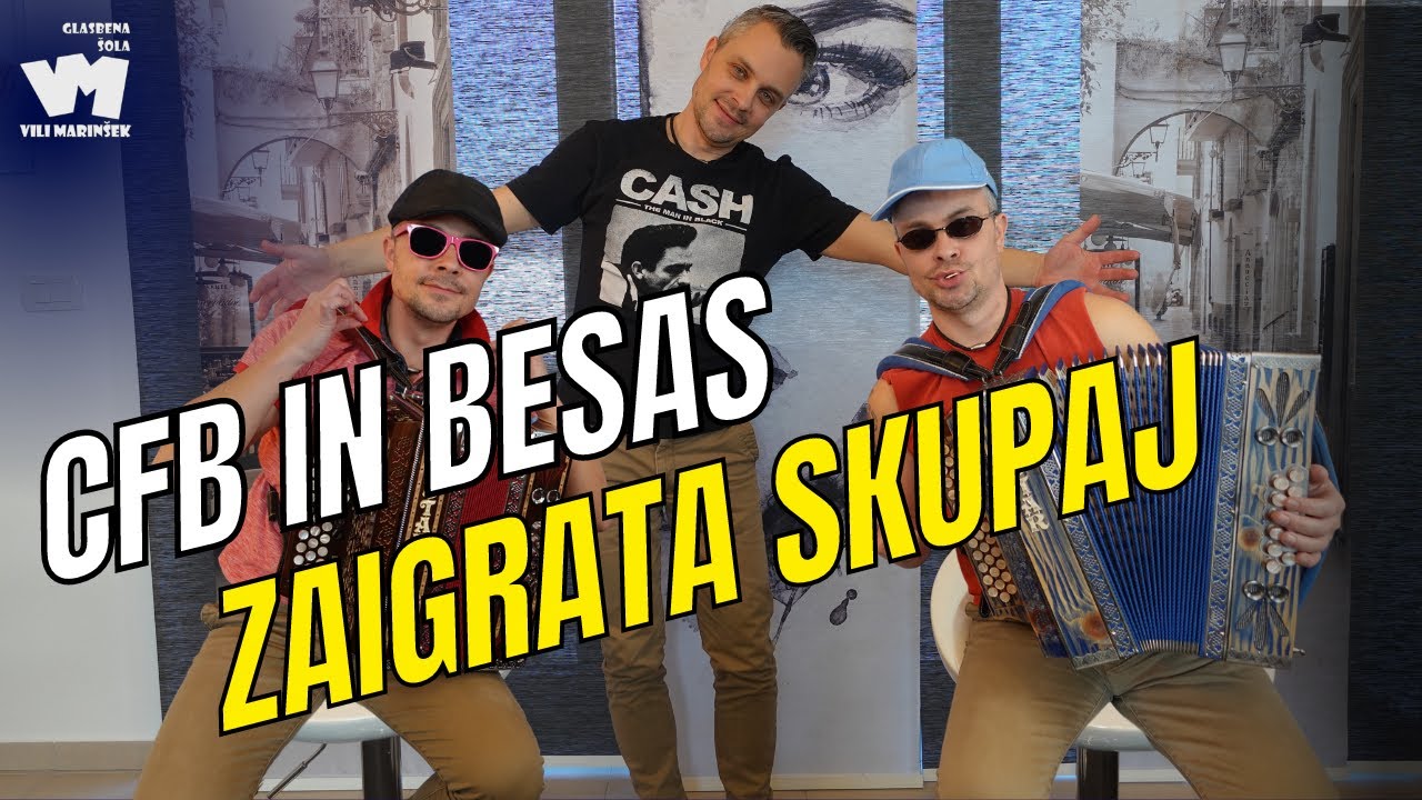 CFB in BEsAs zaigrata skupaj!(+ LEKCIJA) DIATONIČNA HARMONIKA-SPLETNO UČENJE-GŠ VILI MARINŠEK