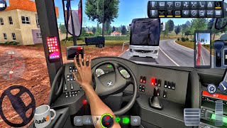 Bus Simulator Ultimate : Offroad Map Driving Realistic Game - Android Gameplay screenshot 2