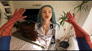 SPIDER-MAN ACCIDENTALLY MADE A ROBOT GIRL FALL IN LOVE WITH HIM (Parkour POV)@Lina-Time