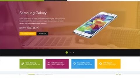Intense Joomla Shop Template