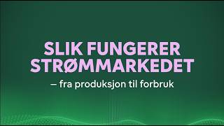 Slik Fungerer Strømmarkedet