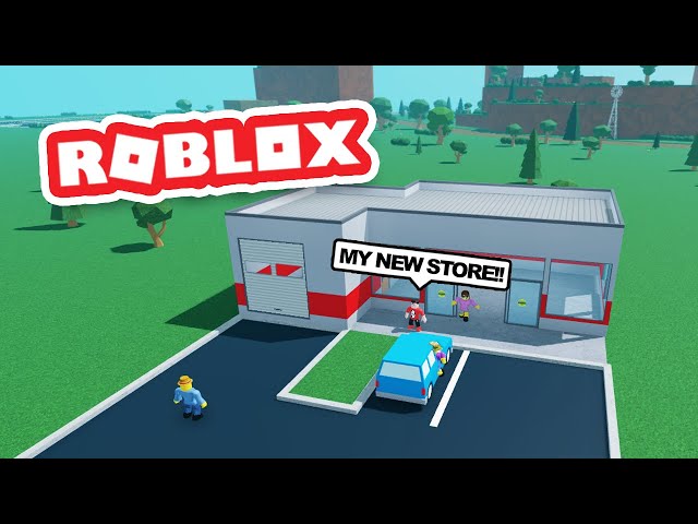 Building My Own RETAIL STORE in Roblox Work Together 
