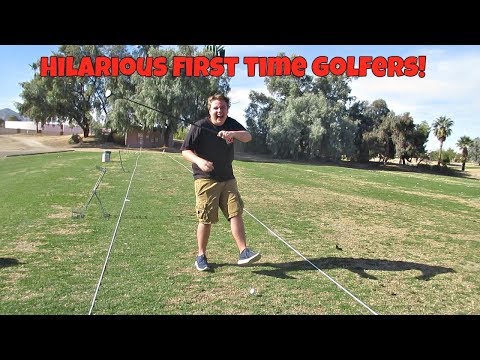 FUNNIEST FIRST TIME GOLFERS