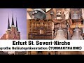 Erfurt, St. Severi, große Geläutepräsentation (Turmaufnahme)