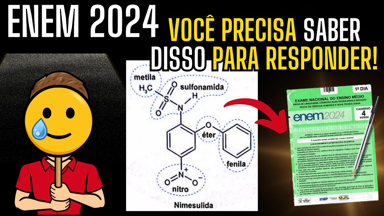 ENEM 2024 | NIMESULIDA | O GRUPAMENTO CAPAZ DE REAGIR COM A BASE DE BRONSTED-LOWRY