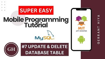 Update and Delete Data in App Inventor | Mobile Programming | English