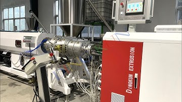 High speed HDPE Pipe Production Line / Plastic Extruder