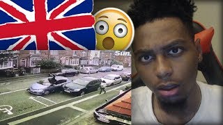 AMERICAN FIRST REACTION to LONDON STREETS CCTV/PHONE FOOTAGE (PART 2) | UK DRILL