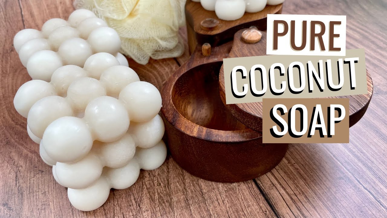 How to make coconut oil soap at home 