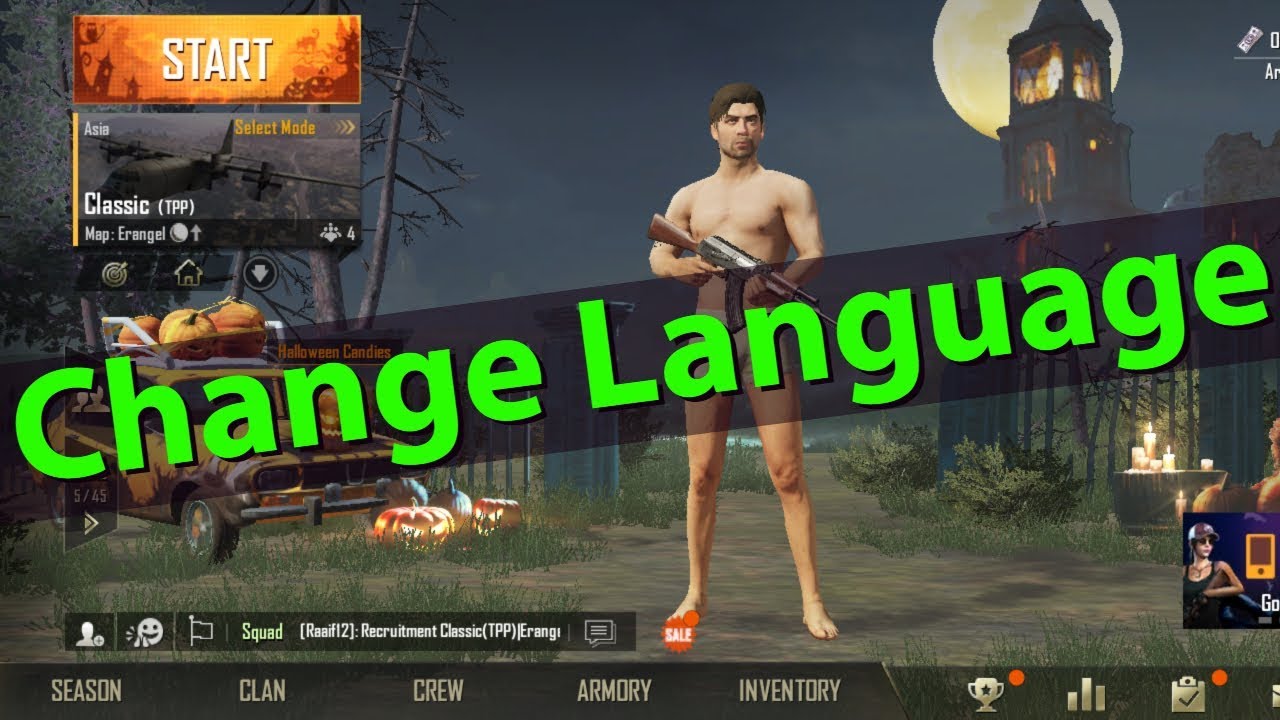 How To Change The Language In Pubg Mobile Game Chinese To English or Any  Language - 