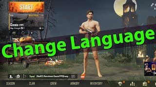 How To Change Pubg Language From Chinese To English - 