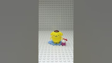 Pompompurin (BLDR Hello Kitty) #shortsfeed #shorts #sanrio #stopmotion #bricks #hellokitty