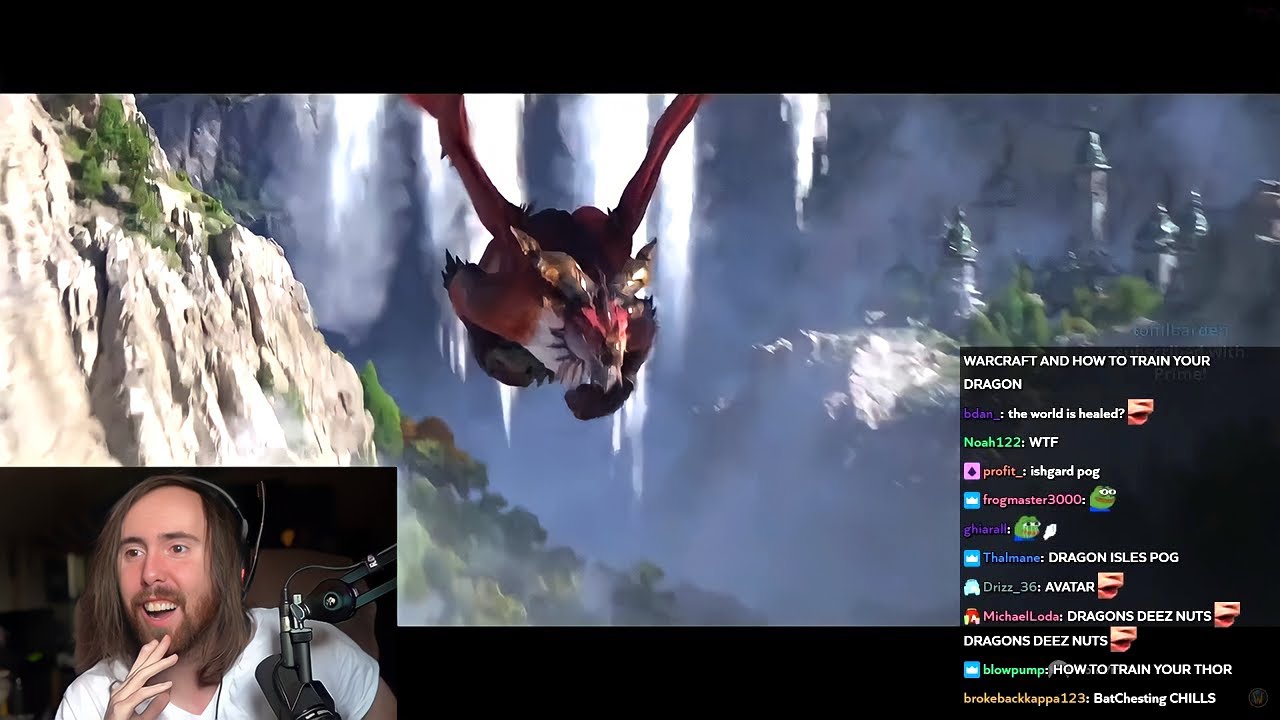 Asmongold AMAZED By WoW Dragonflight Cinematic Trailer