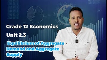 Grade 12 Economics: Unit 2 | 2.3 |  Equilibrium of Aggregate Demand and Aggregate Supply