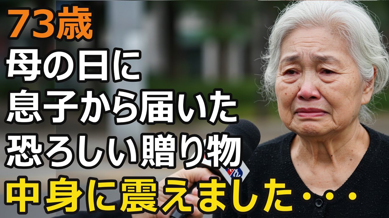 Outline Video 73歳女性、母の日息子から届いた残酷なプレゼントに隠された裏側。45年間の愛が180万円!?
