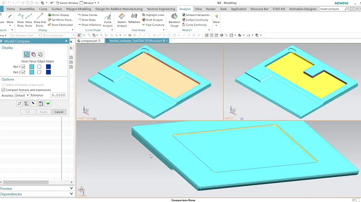 NX - Model Compare Function