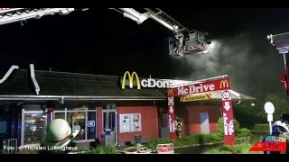 Brand bei MC Donald´s in Nieder-Olm - 18.05.2016