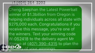 Washington couple warns of lottery scams