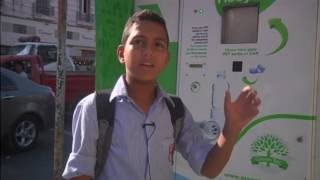 A tech startup is encouraging alexandria residents to recycle their
waste