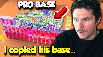 I COPIED a PRO BASE In Roblox Build Ur Base!