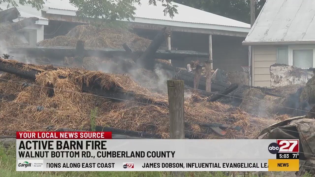 Cumberland County barn being torn down after flames rip through it ...