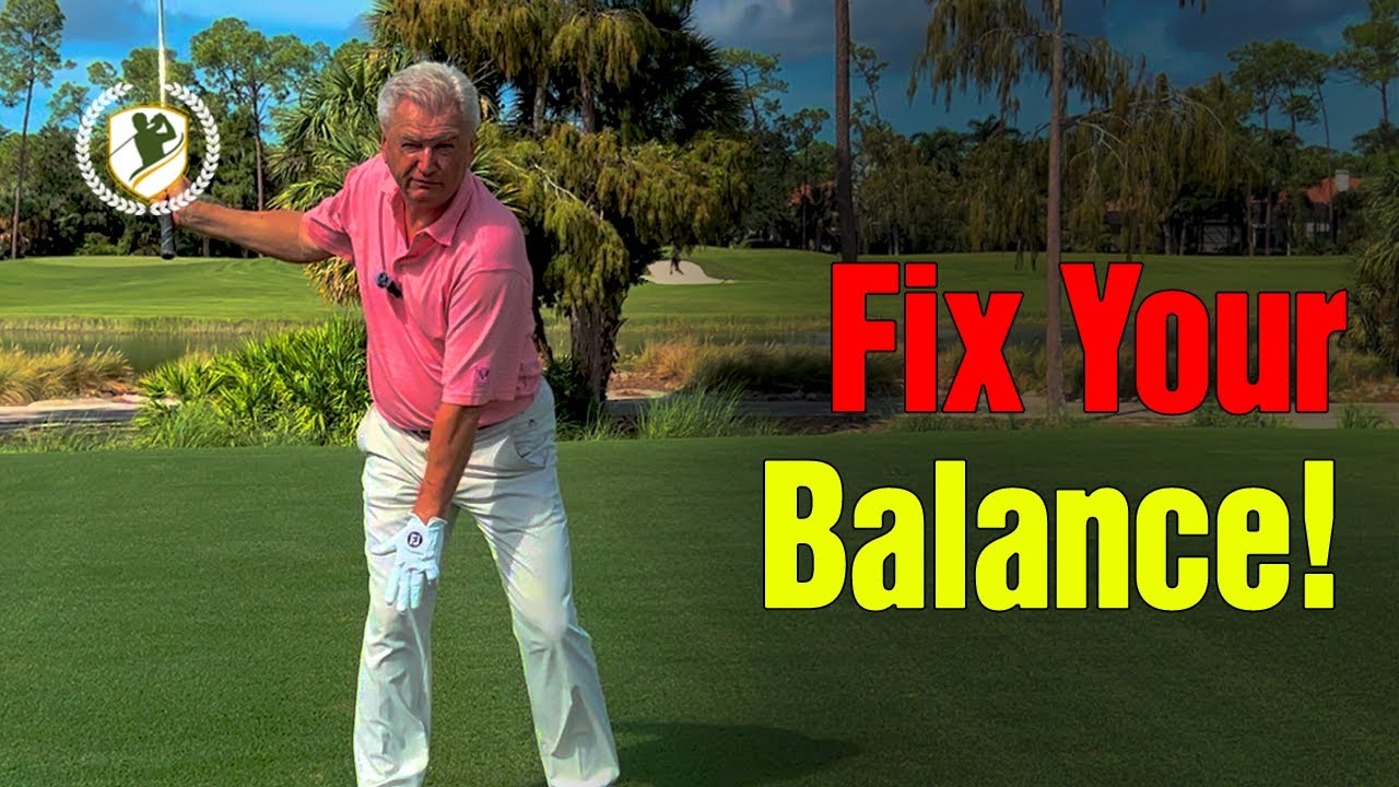 Fix The Balance In Your Golf Swing - YouTube