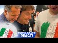 CONTE & PARATICI REACT TO OUR TSHIRT