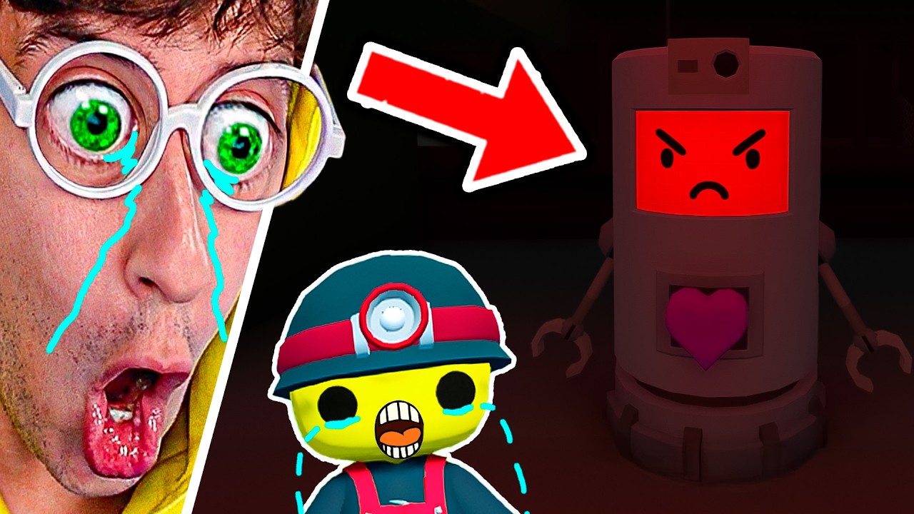 Laberinto de Robots Hackeados 🤖⛔!! (99% imposible 😭) - Wobbly Life #475