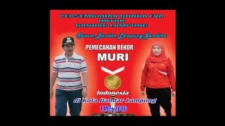 Rekor MURI Senam Bandar Lampung Gembira 2016 Persembahan Bunda Eva