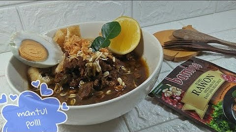 Resep Rawon Bumbu Instan Bamboe