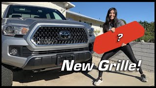 Taking Off My Stock TRD OffRoad Grille | How to Replace a Grille on your Tacoma (with sensor)