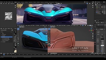 concept car quick modeling - vehicle 050 - part 6 - 4x timelapse