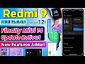 Redmi 9 miui 14.0.0.1 With Android 12 Update Rollout,New Features | India🇮🇳 & Global Coming Soon