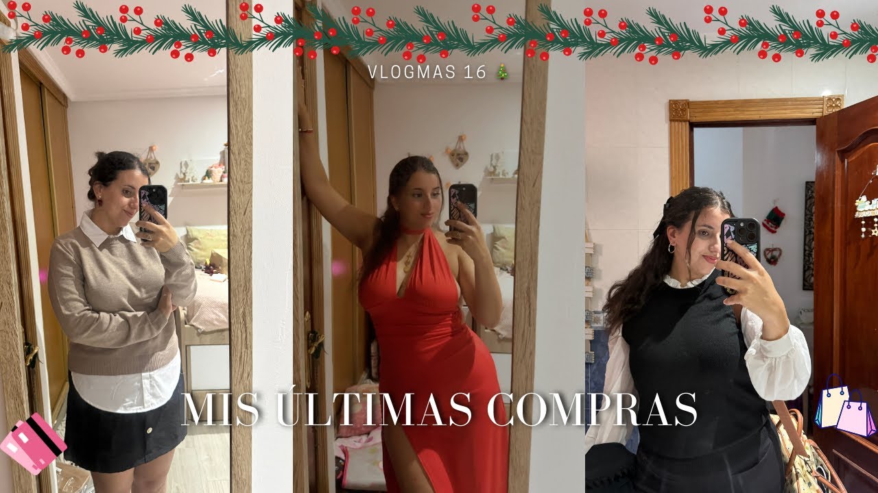 🎄VLOGMAS 16 🎄HAUL PRIMARK Y SHEIN | MIS ÚLTIMAS COMPRAS DE NAVIDAD