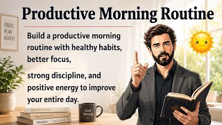 Healthy Morning Habits | Start Your Day Right | Improve English Fluency