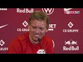 Die Pressekonferenz vor dem Heimspiel gegen Wolfsburg
