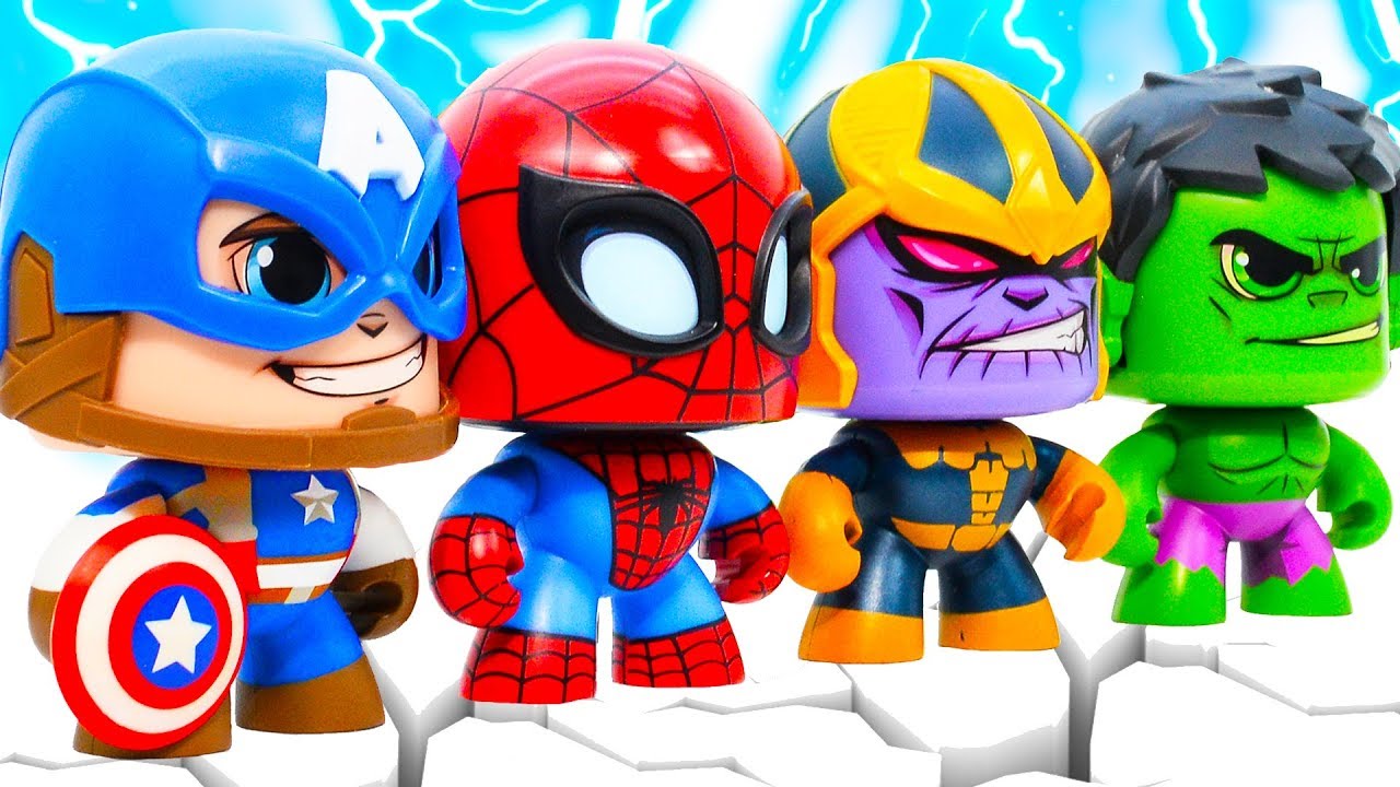 big head superhero toys