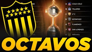 PEÑAROL : SORTEO OCTAVOS DE FINAL DE COPA LIBERTADORES LA PREVIA