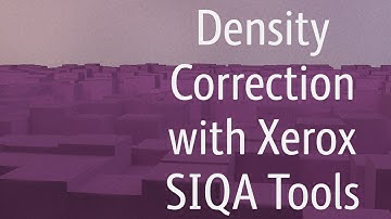 Density Correction with Xerox SIQA Tools