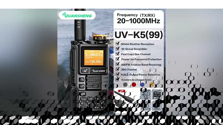Best Products You Should Know! Quansheng UV-K6 Upgrade UV-K5 (99) Interphone 5W Air Band Radio Ty