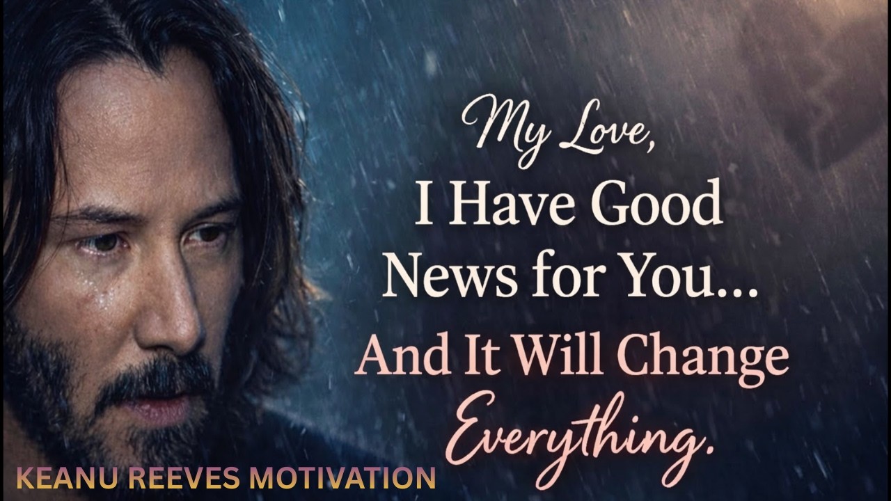 “My Love, I Have Good News for You… And It Will Change Everything.” | Keanu Reeves
