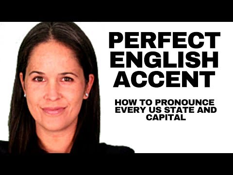 How To Pronounce All 50 US States and Capitals | How To Say Every State and Capital Correctly