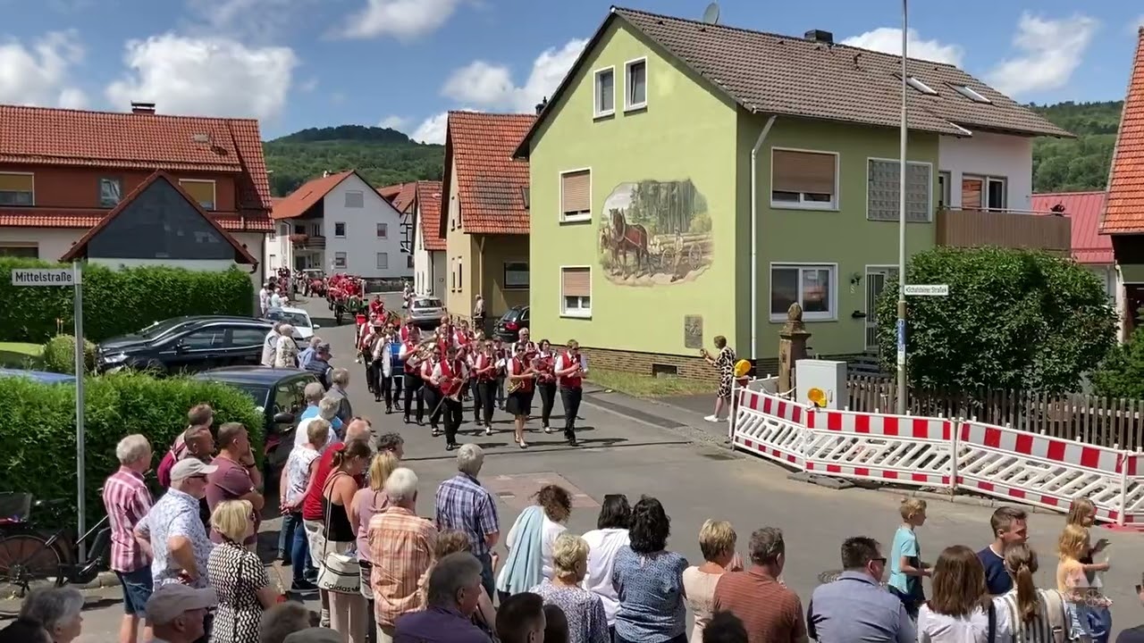 FESTZUG - Kreismusikfest Wüstensachsen 2023 – 75 Jahre Musikverein „HOHE RHÖN“