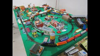 HO-Scale RETRO TYCO Layout Tour - 5' x 8' TYCO Train Collector's Dream
