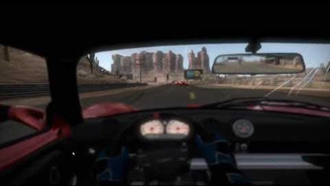 Need for Speed Shift Grand Canyon Career - Cockpit view