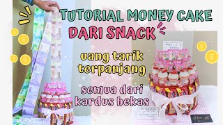 DIY MONEY CAKE || DIY MONEY SNACK || CARA MEMBUAT KUE UANG TARIK