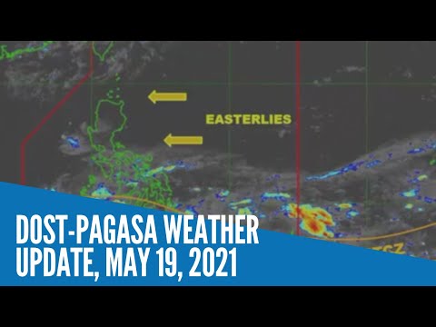 DOST Pagasa weather update, May 19, 2021
