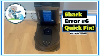 Shark Vacuum Error 6 Quick Fix !  |  Shark RV1100 Series