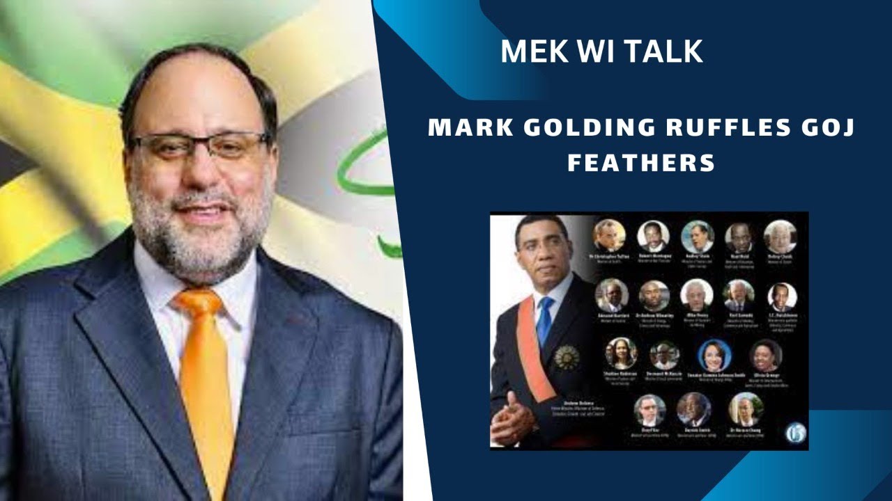 Mek Wi Talk:MARK GOLDING RUFFLES ANDREW HOLNESS FEATHERS - YouTube
