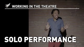 Working in the Theatre: Solo Performance